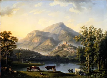 Ansicht von Itri Landschaft mit Blick auf Itri